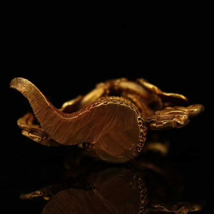 Bodhisattva Nagarjuna Protection Copper Statue Decoration - image 10