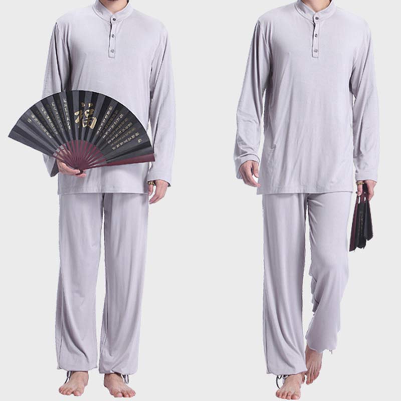 Meditation Prayer Spiritual Zen Tai Chi Practice Yoga Clothing Men's Set