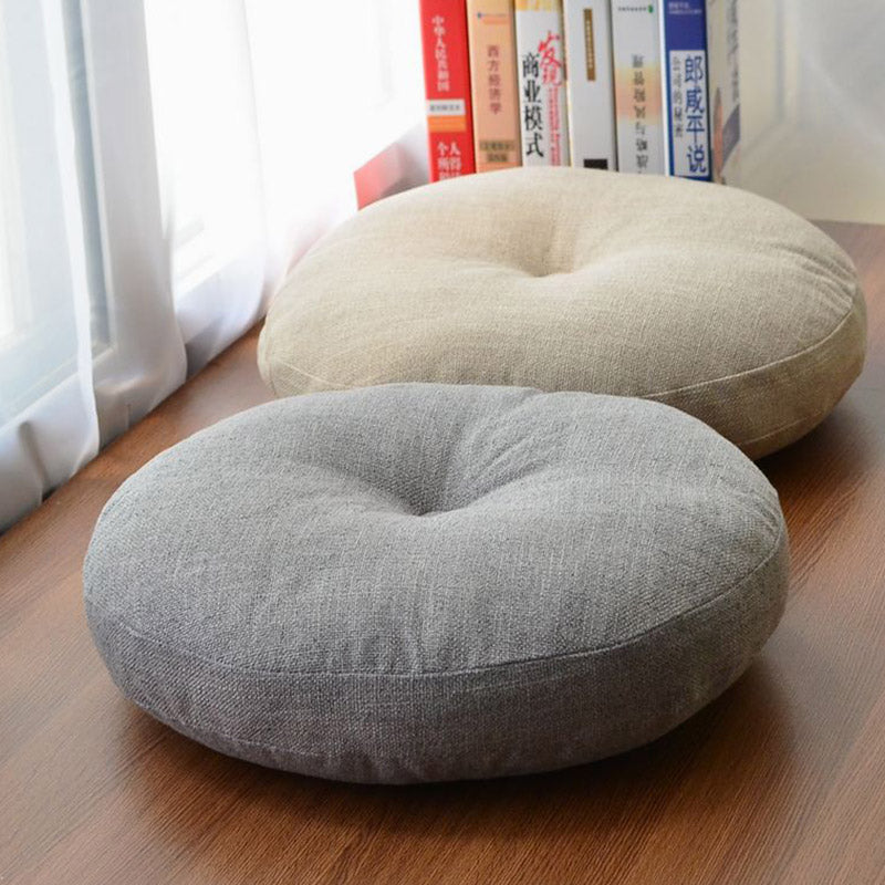 Lotus Simple Pattern Linen Meditation Seat Cushion Home Living Room Decoration - image 9