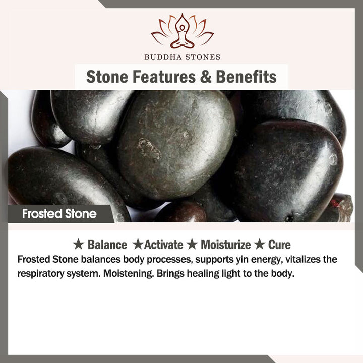 Buddha Stones 2Pcs Natural Frosted Stone Bead Copper String Cure Bracelet - image 5