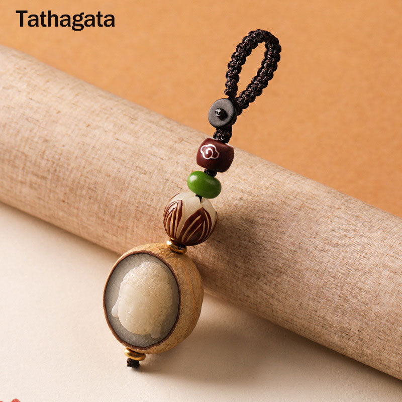 Buddha Stones Bodhi Seed Blessing Keychain Decoration - Tathagata - image 0