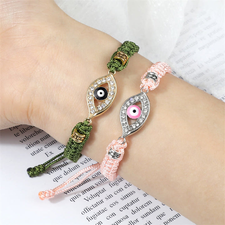 Buddha Stones Evil Eye Keep Away Evil Spirits String Bracelet - image 74