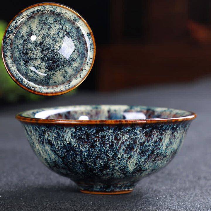 Colorful Ceramic Teacup Home Office Tea Cups - image 12