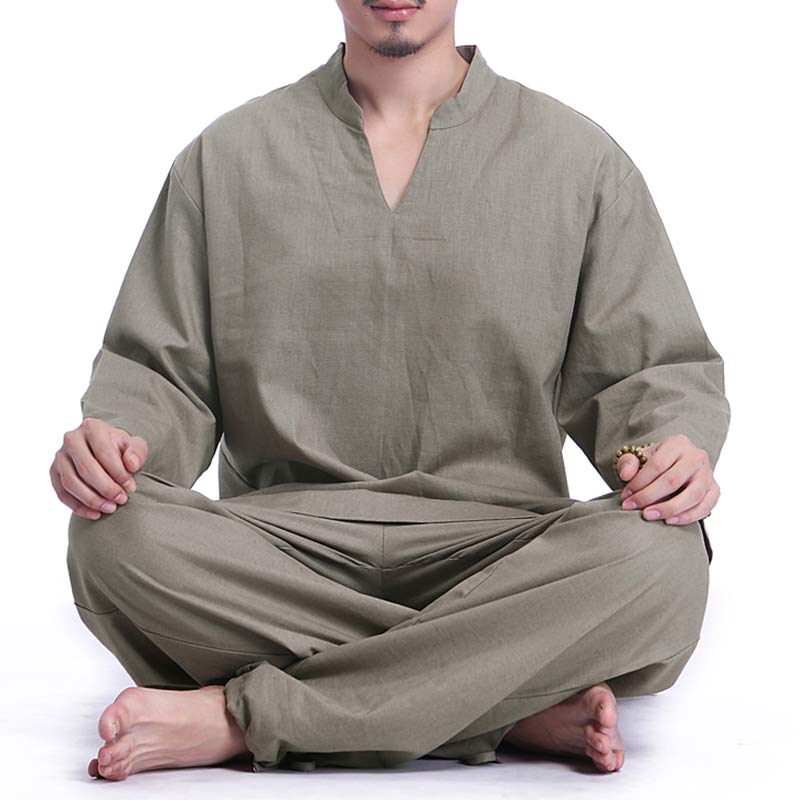 Meditation Prayer Spiritual Zen Practice Yoga Clothing Men's Set - image 2