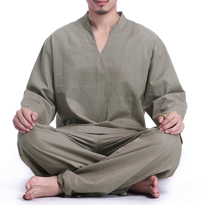 Meditation Prayer Spiritual Zen Practice Yoga Clothing Men's Set - image 2