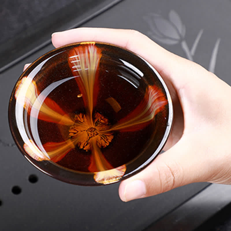 Colorful Ceramic Teacup Home Office Tea Cups - image 8