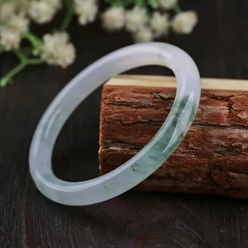 Jade Abundance Luck Blessing Bracelet Bangle - 62mm - image 1