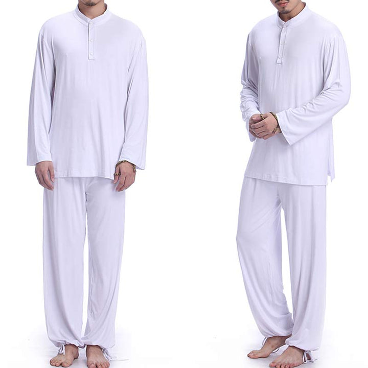 Meditation Prayer Spiritual Zen Tai Chi Practice Yoga Clothing Men's Set