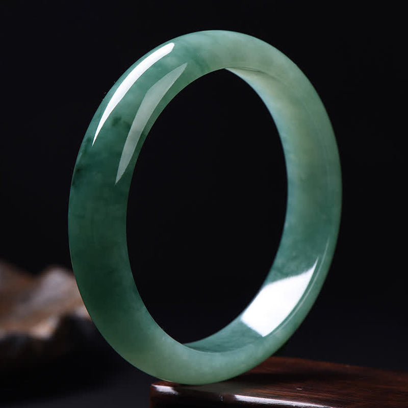 Buddha Stones Jade Abundance Luck Healing Bangle Bracelet - image 3