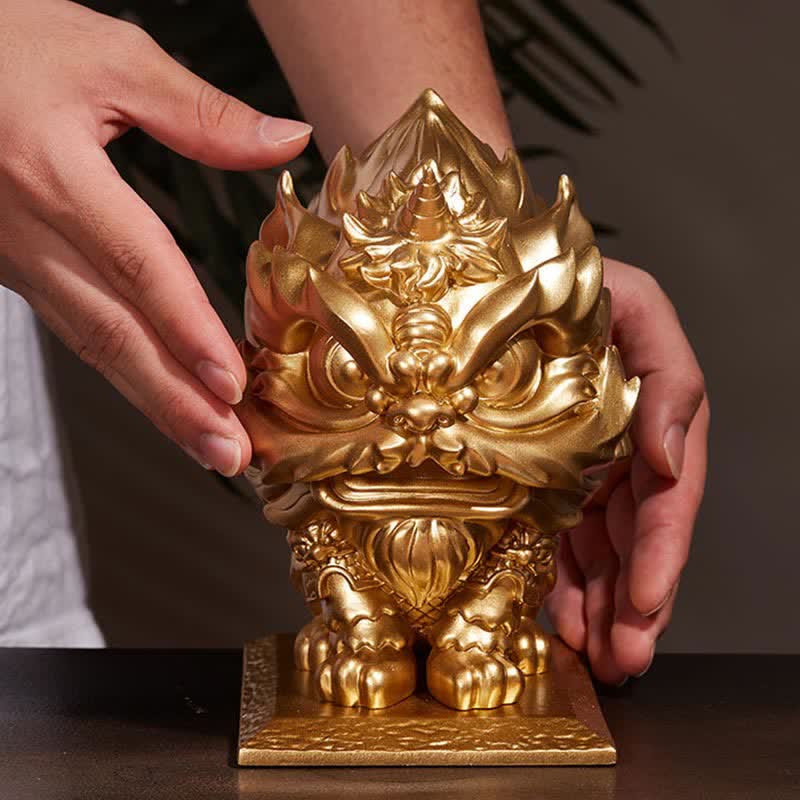 Lion Statue Strength Resin Home Office Decoration - image 3