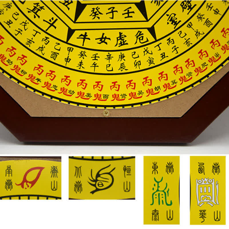 Feng Shui Bagua Map Balance Energy Map Wall Clock - image 25