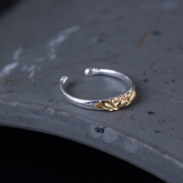 Buddha Stones 925 Sterling Silver Lotus Flower New Beginning Ring - image 4