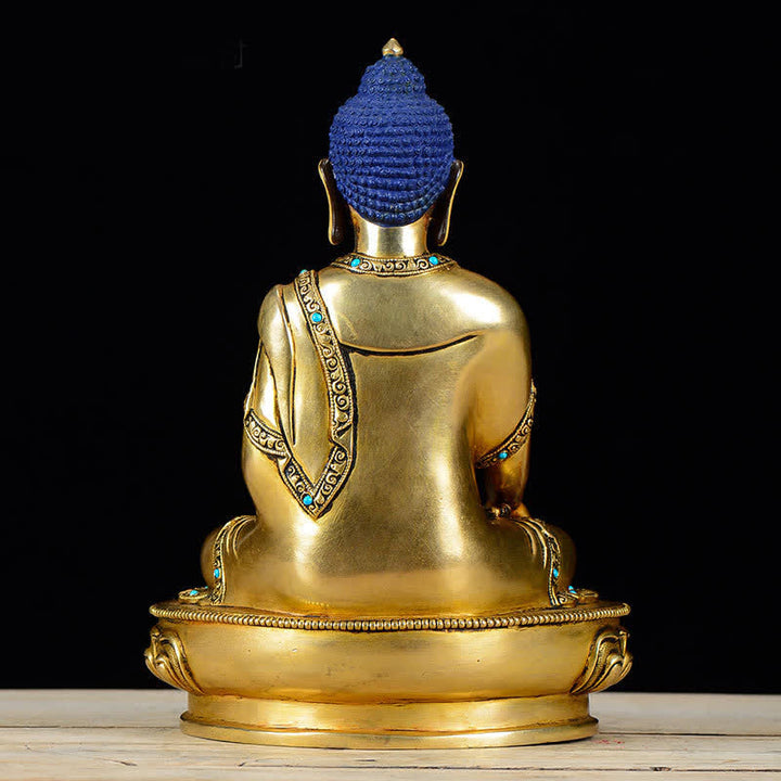 Buddha Shakyamuni Compassion Copper Statue Decoration - image 5