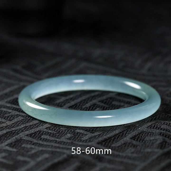 Buddha Stones Natural Jade Healing Blessing Bangle Bracelet - 58-60mm - image 9