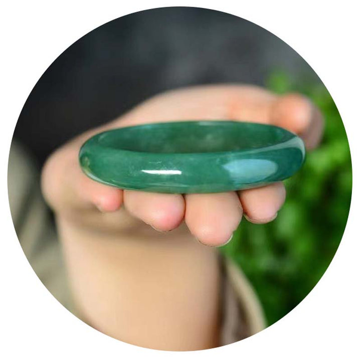 Buddha Stones Jade Healing Abundance Protection Bracelet Bangle - image 10