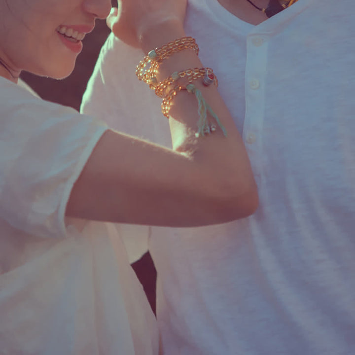 108 Mala Beads 925 Sterling Silver Citrine Sandalwood Turquoise Protection Prosperity Bracelet - image 10