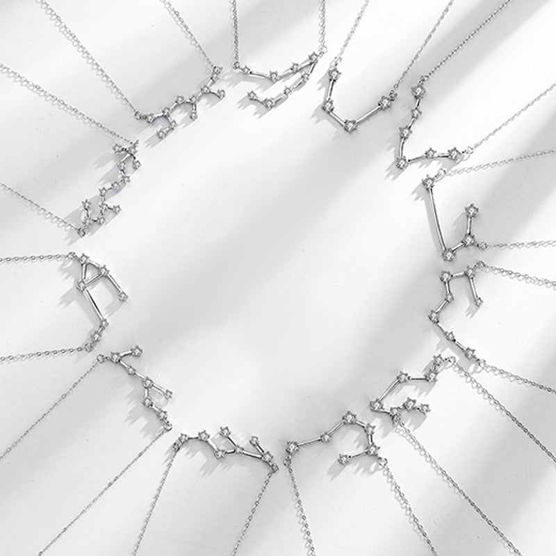 925 Sterling Silver 12 Constellations of the Zodiac Astrology Blessing Necklace Pendant (Extra 30% Off | USE CODE: FS30) - image 28