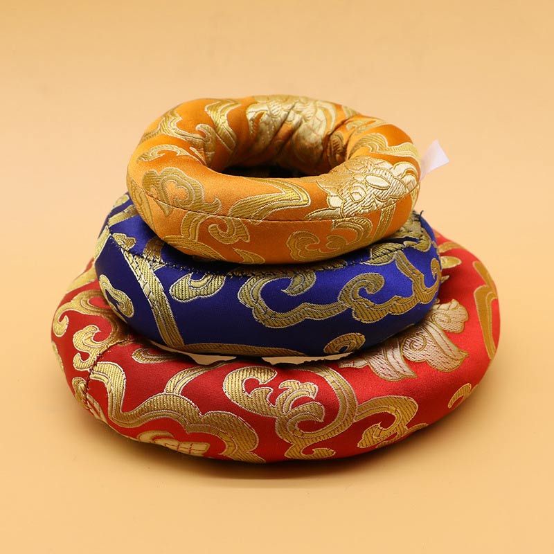 Tibetan Singing Bowl Handcraft Cushion Decoration - image 0