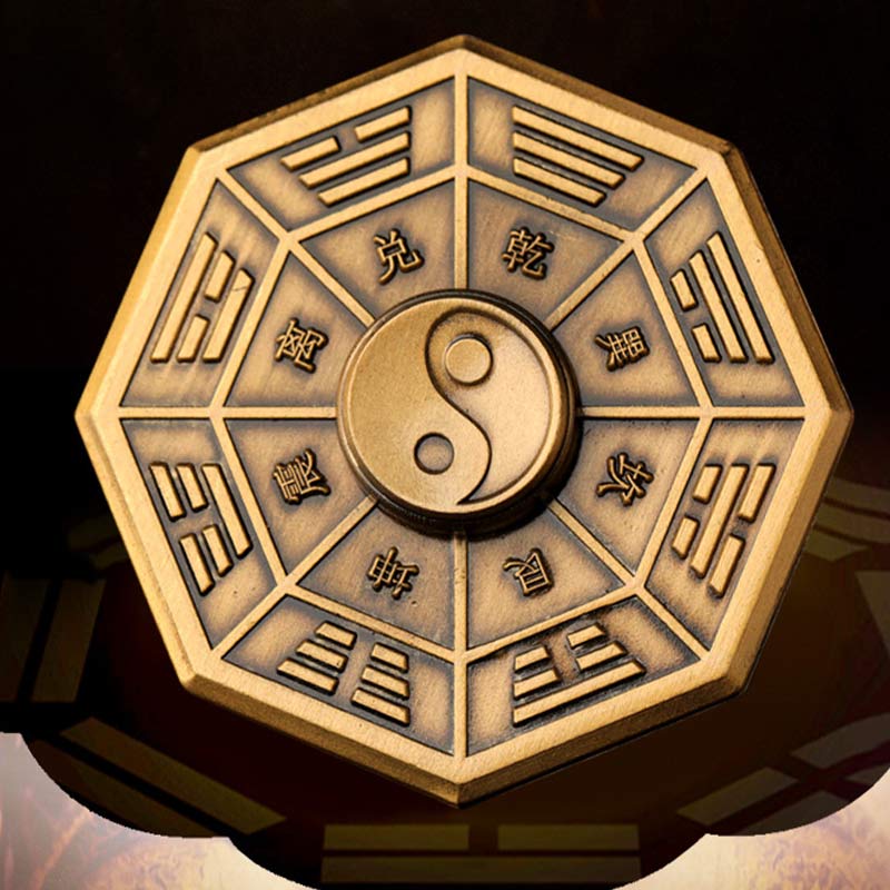 Fidget Spinner Blessing Tai Chi Finger Hand Spinner Decoration - image 0