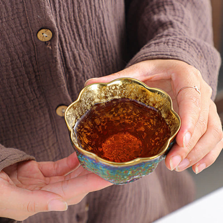 Colorful Ceramic Teacup Tea Cups - image 4