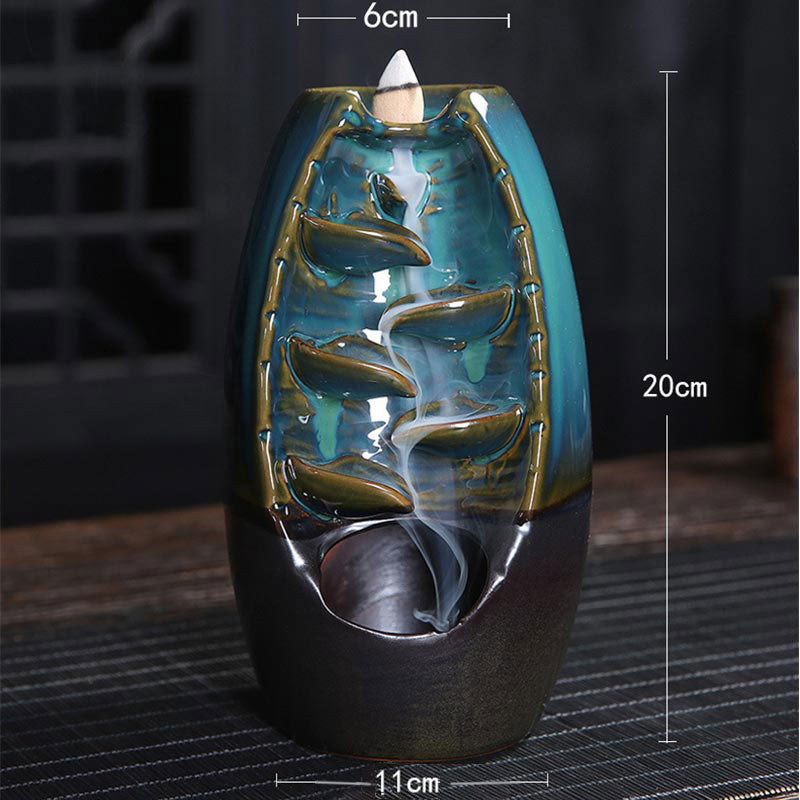 Tibetan Dragon Protection Incense Burner Decoration - image 1
