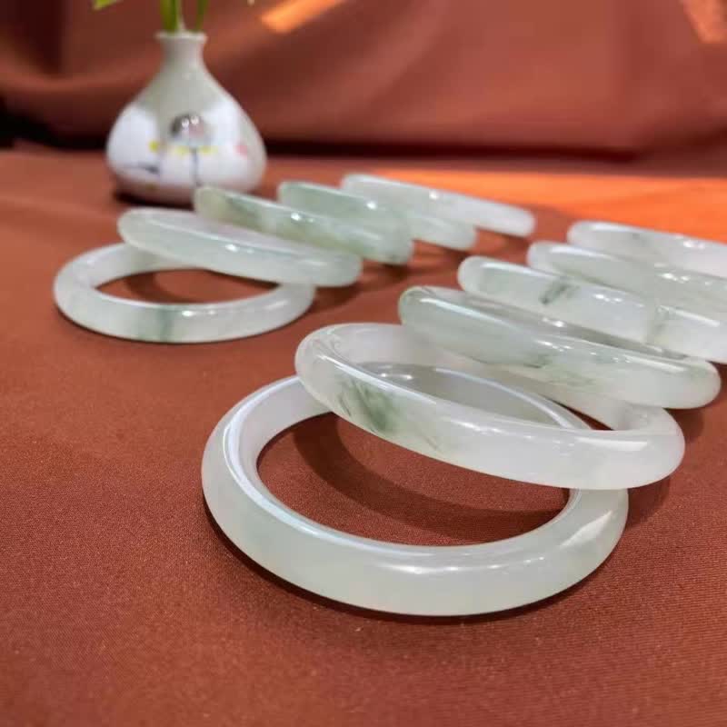 Jade Abundance Luck Blessing Bracelet Bangle - image 11