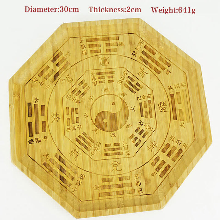 Feng Shui Bamboo Bagua Map Harmony Energy Map - Bagua Map 30cm - image 38