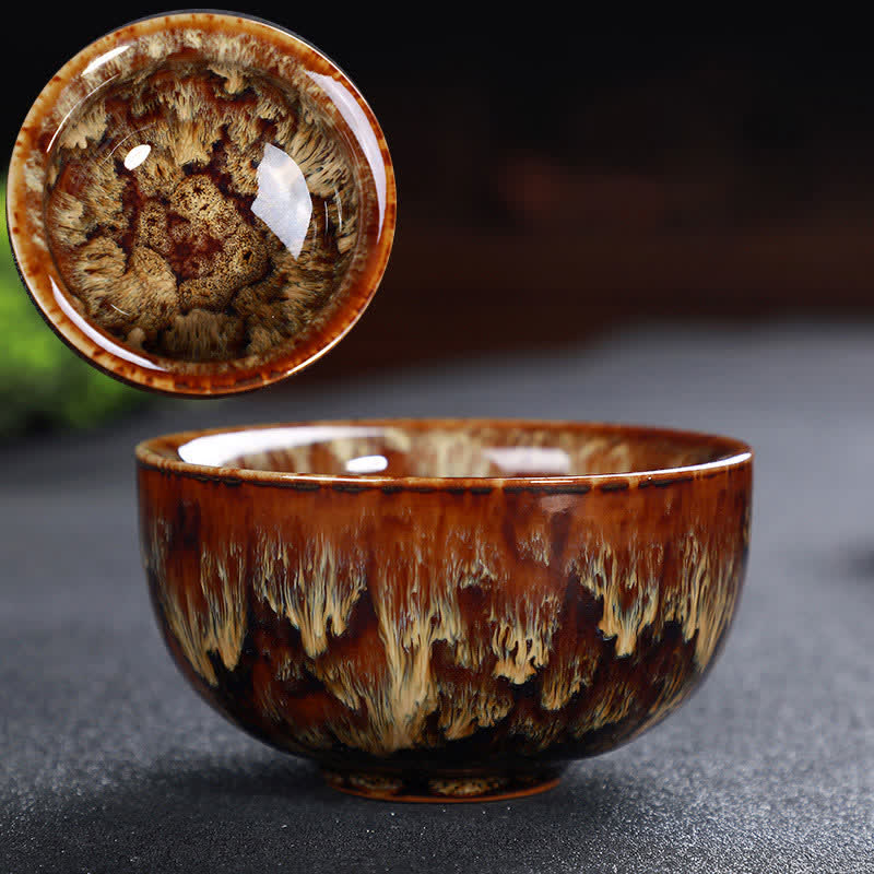 Colorful Ceramic Teacup Home Office Tea Cups - image 42