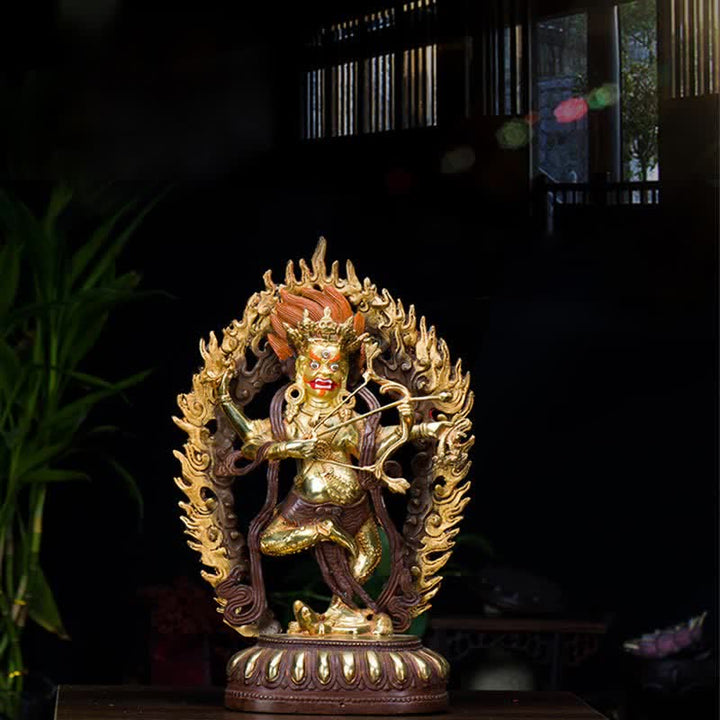 Kurukulla Buddha Figurine Serenity Copper Statue Home Decoration - image 2