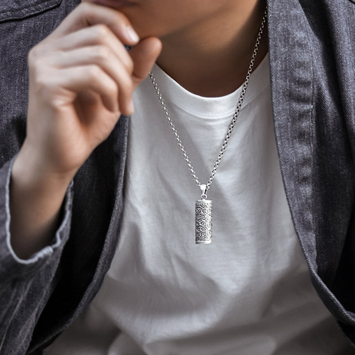 Buddha Stones Six True Words Protection Necklace Pendant - image 3