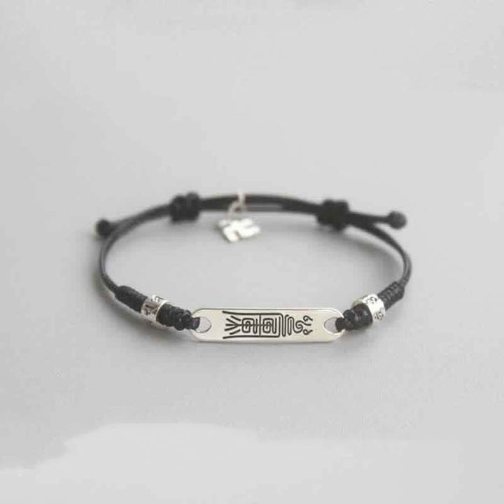 Buddha Stones 925 Sterling Silver Red String Luck Strength Braid Bracelet - image 10