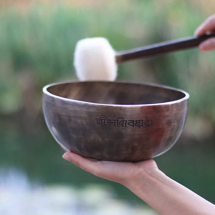 Lunar Rainbow Full Moon Singing Bowl Handcrafted for Healing and Meditation Positive Energy Sound Bowl Set - image 8