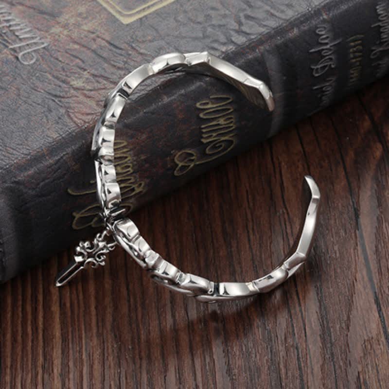 Buddha Stones Viking Style Twisted Braided Pattern Copper Balance Bracelet Bangle - image 4