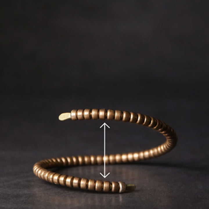 Buddha Stones Vintage Design Copper Balance Adjustable Cuff Bracelet - image 9