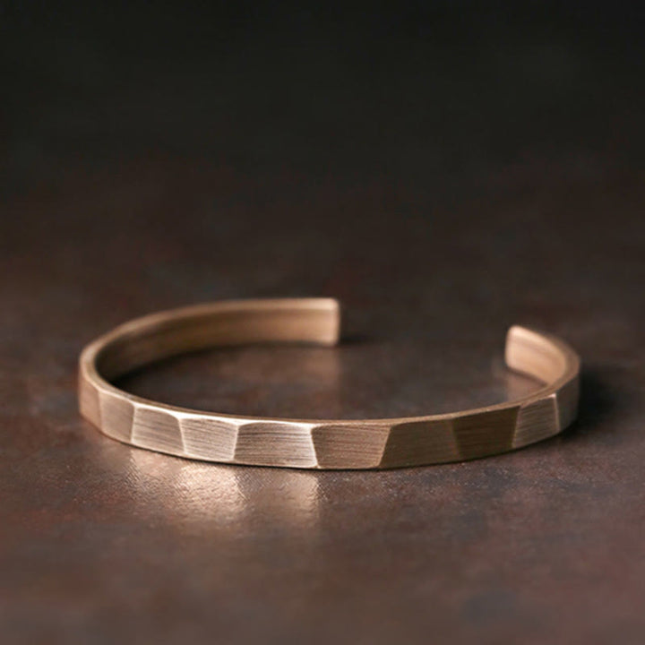 Vintage Rustic Design Copper Wealth Adjustable Cuff Bracelet - image 11