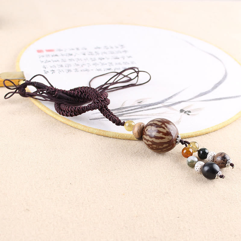 Buddha Stones Bodhi Seed Lotus Wisdom Harmony Necklace Pendant - image 7