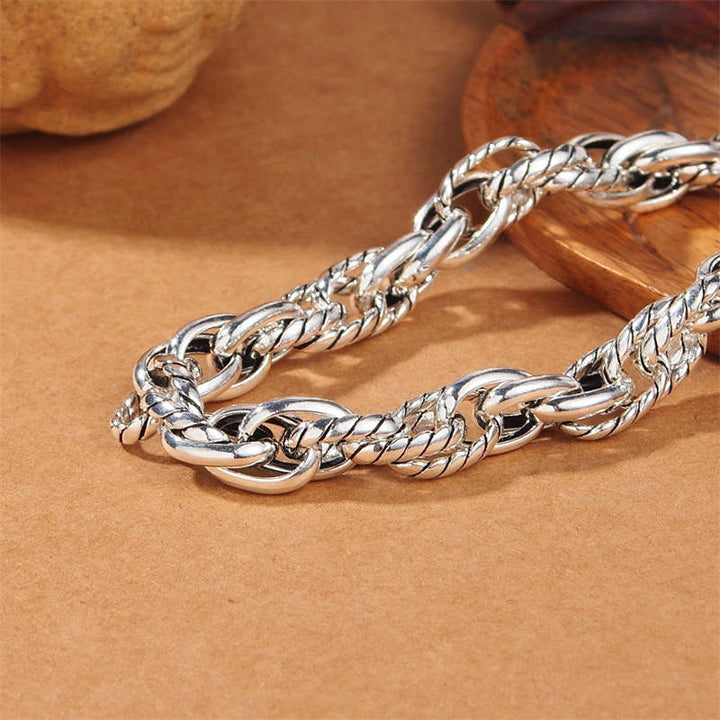 925 Sterling Silver Dragon Luck Protection Bracelet - image 3