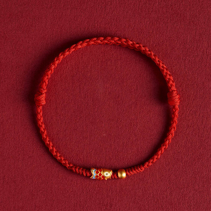 FREE Today: Lucky Koi Fish Success Braided Rope Bracelet