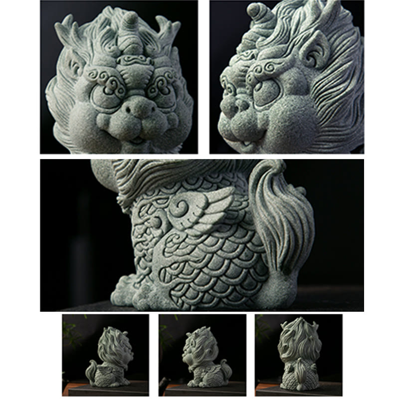 Buddha Stones FengShui Small PiXiu Wealth Luck Home Decoration - image 11