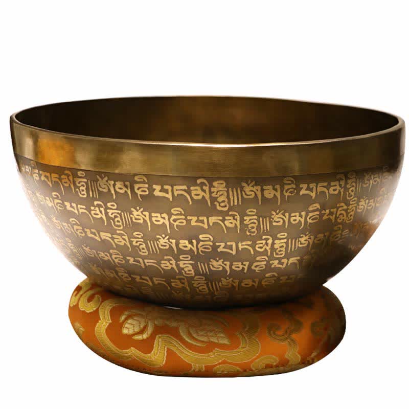 Sutra Singing Bowl Handcrafted for Healing and Meditation Positive Energy Sound Bowl Set - image 10