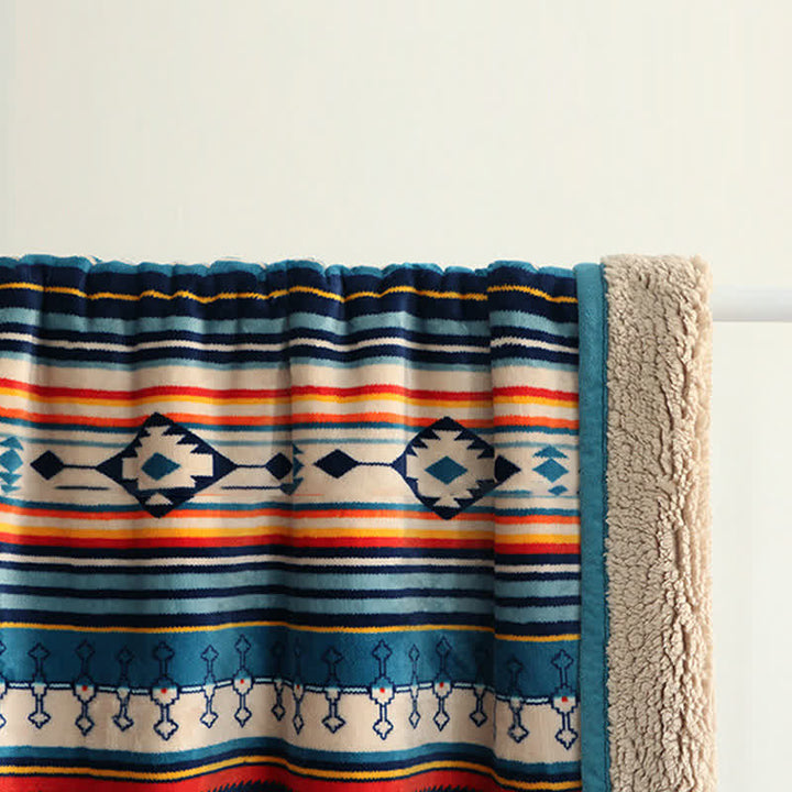 Geometric Warm Soft Bed Throw Blanket - image 8