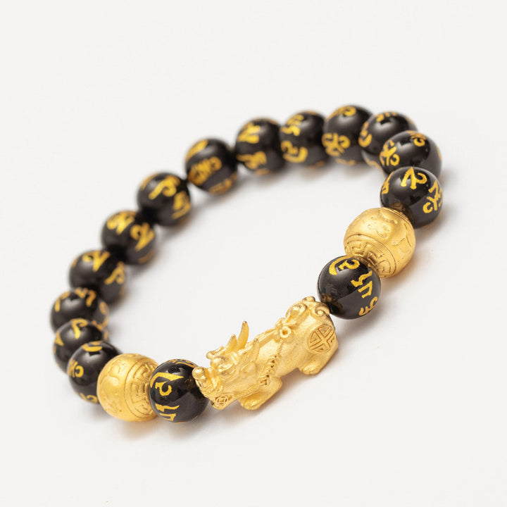 Buddha Stones "Blessings of Protection to Attract Wealth" PiXiu Bracelet Includes Gift Message Card - image 18