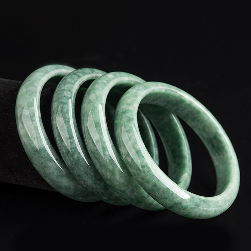 Buddha Stones Natural Jade Luck Wealth Bangle Bracelet - image 11