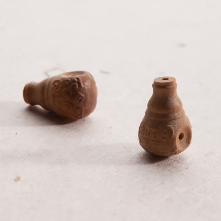 108 Mala Beads 925 Sterling Silver Citrine Sandalwood Turquoise Protection Prosperity Bracelet - image 16