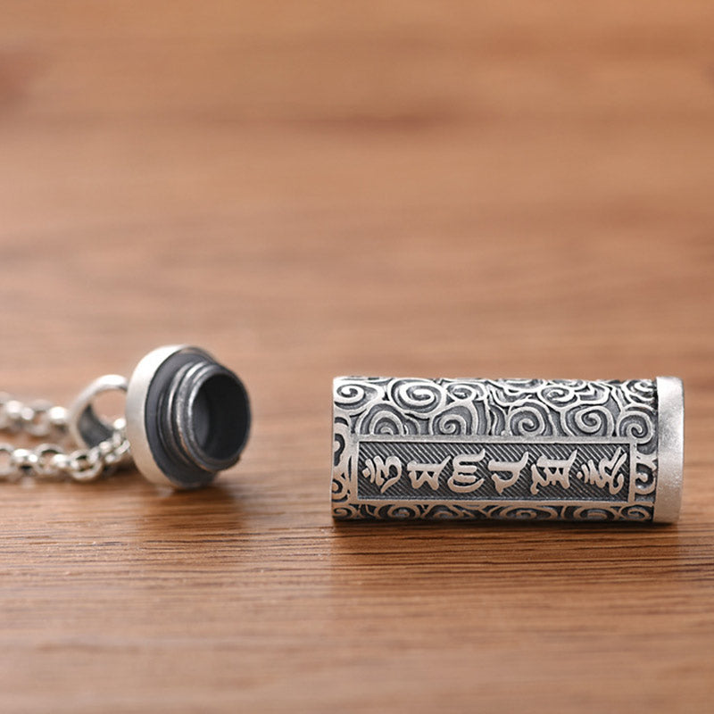 Buddha Stones Six True Words Protection Necklace Pendant - image 7