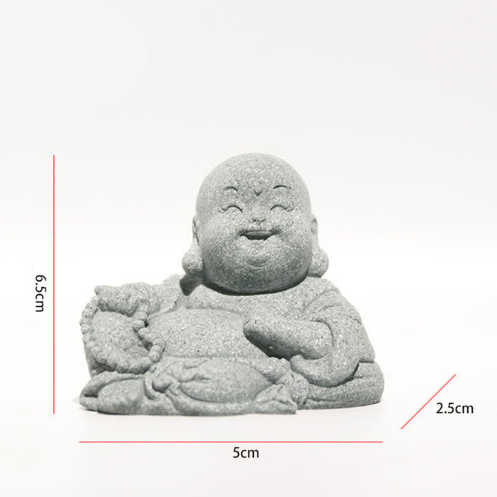 Buddha Stones Meditation Buddha Statue Compassion Home Decoration - 6.5*2.5*5cm - image 4
