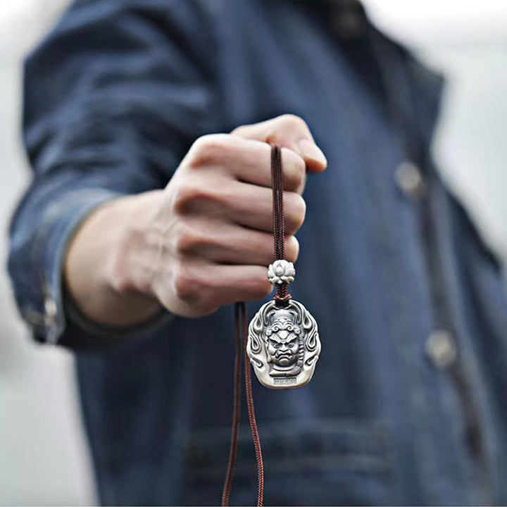 Buddha Stones Chinese Zodiac Natal Buddha Om Mani Padme Hum Lotus Compassion Necklace Pendant - image 17