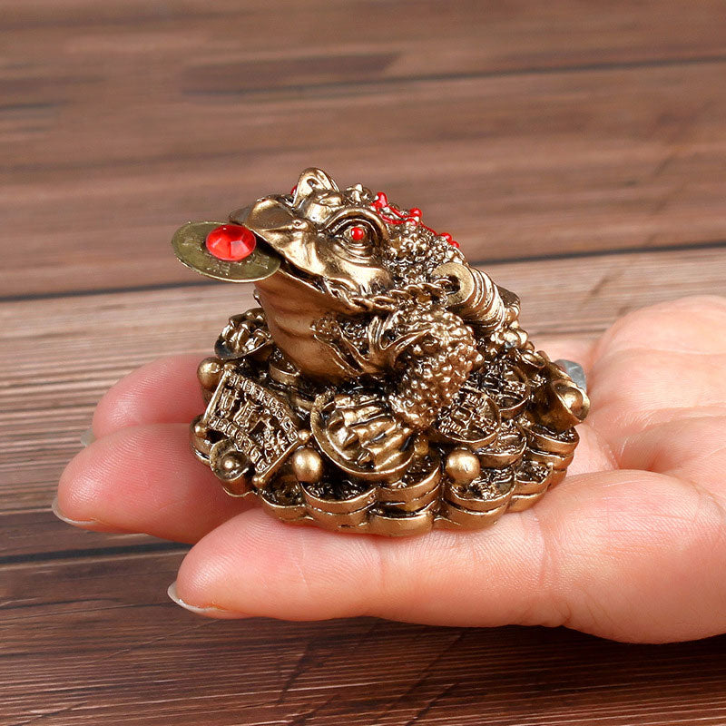 Buddha Stones FengShui Wealth Lucky Frog Decoration - image 6