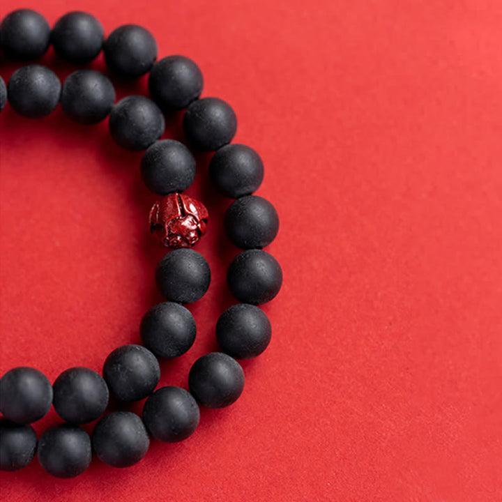 Tibetan Cypress Cinnabar Lotus Healing Bracelet