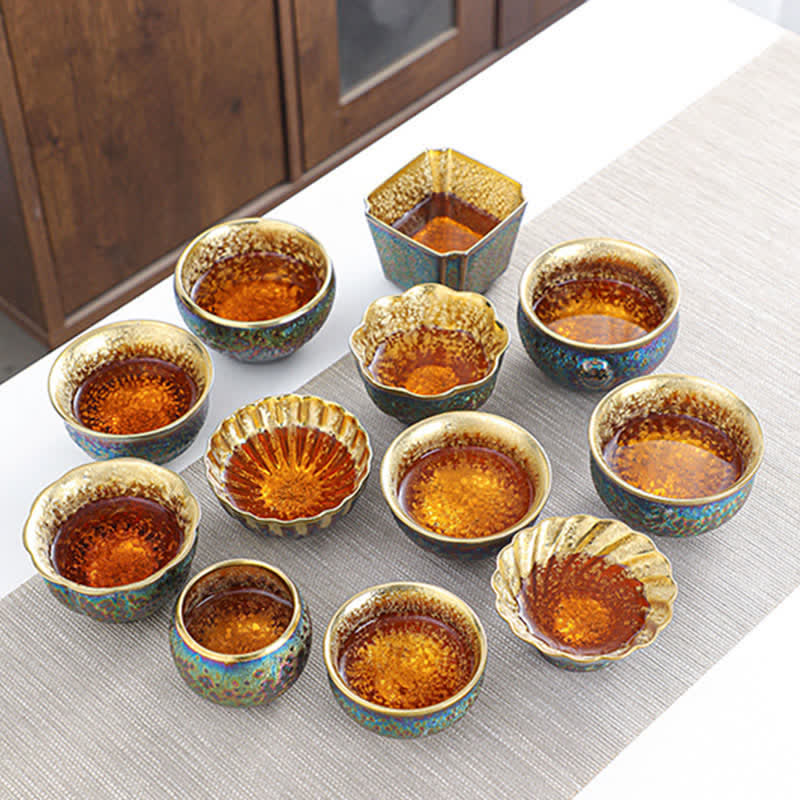 Colorful Ceramic Teacup Tea Cups - image 29
